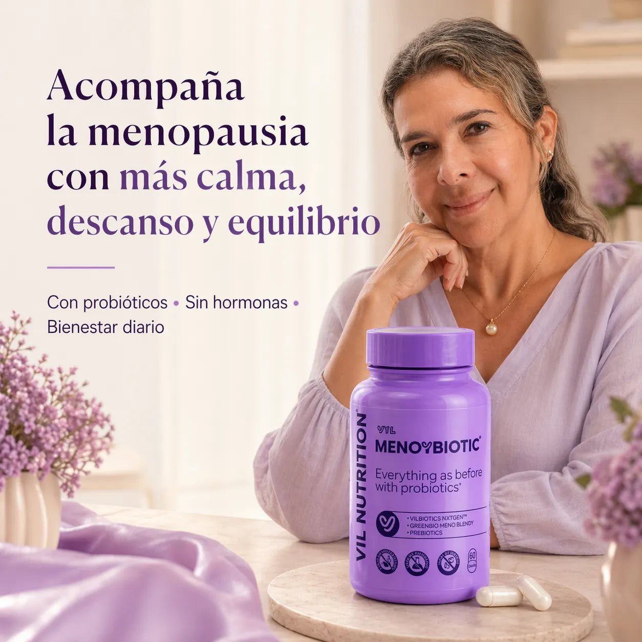 Duerme mejor, controla los sofocos y calma la irritabilidad durante la menopausia
